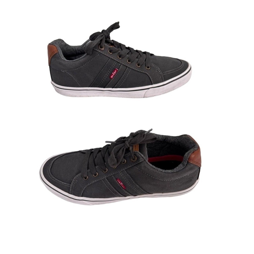 Levi Strauss & Co. MENS Comfort Canvas Upper Sneakers US 10 Casual Boating‎